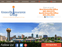 Tablet Screenshot of knoxvilleinsurancegroup.com